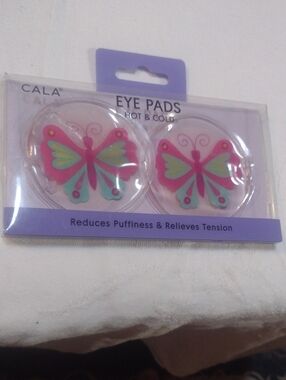CALA Pink Butterfly Hot & Cold Eye Pads - Reduces Puffiness